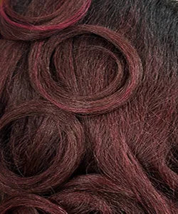 Janet Collection Human Hair Blend HD Lace Front Synthetic Wig 360 Glueless Melt Hand-Tied 13X6 Frontal Part Kota