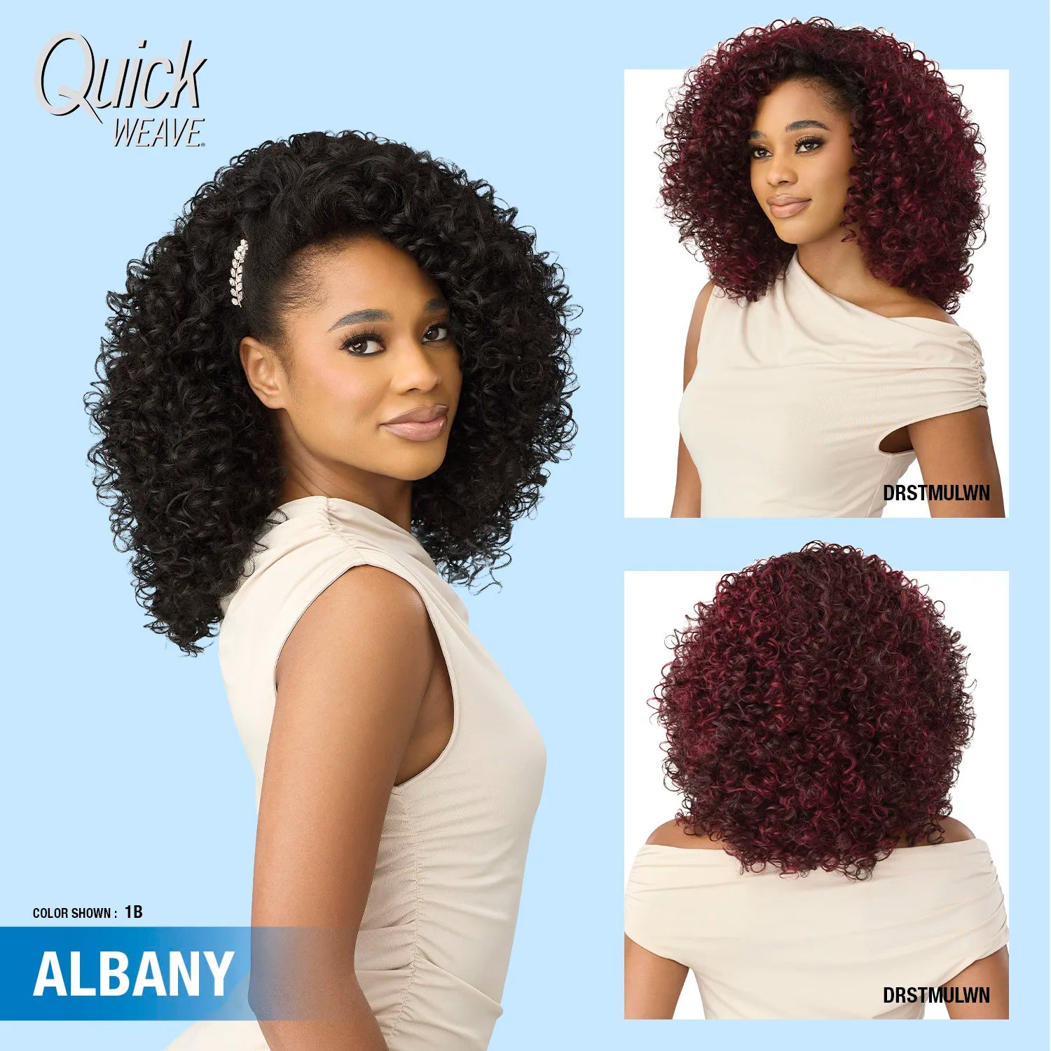 Outre Synthetic Half Wig Quick Weave Albany