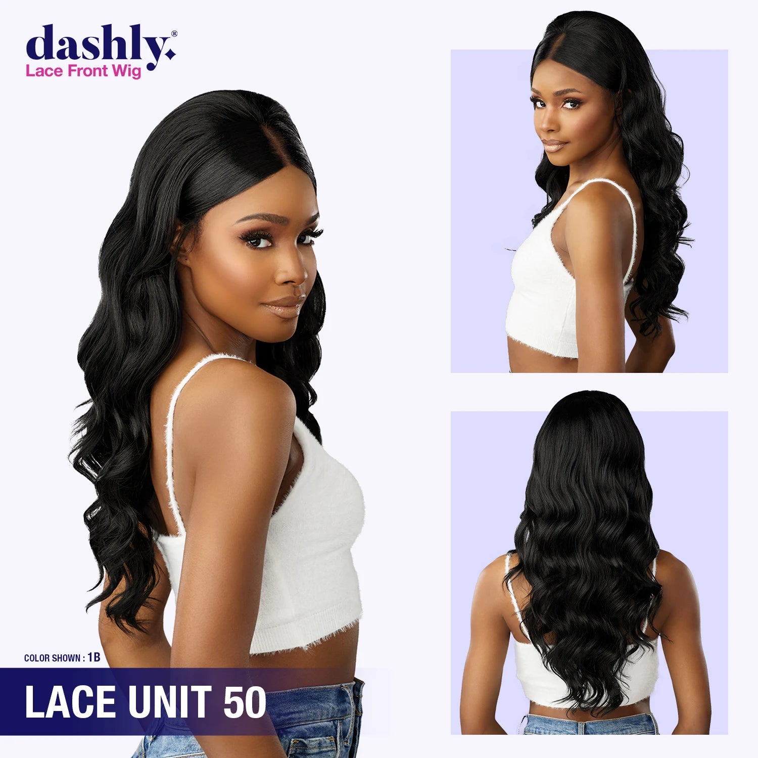 Sensationnel Dashly HD Lace Front Synthetic Wig Lace Unit 50