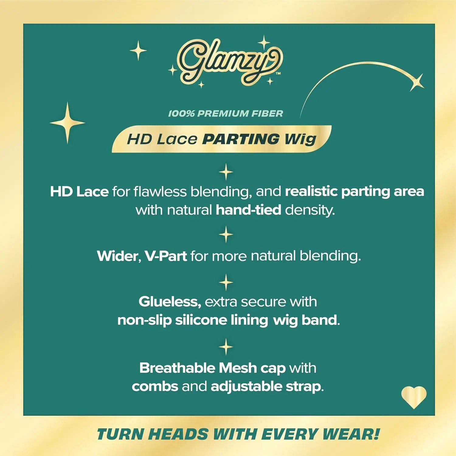 Sensationnel HD Lace Parting Synthetic Wig Glamzy Glueless Wide V-Part Alondra