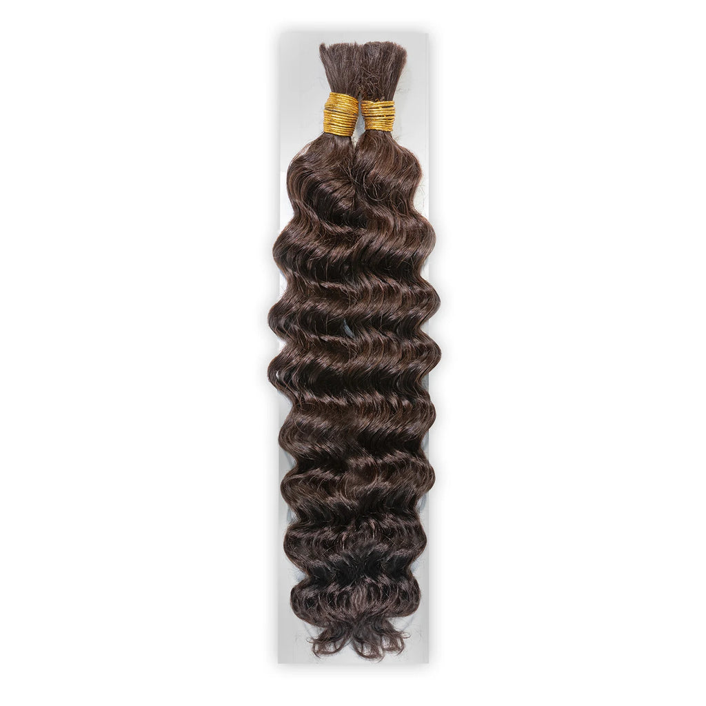 Janet Collection Human Hair Braids Loose Deep Bulk 18"