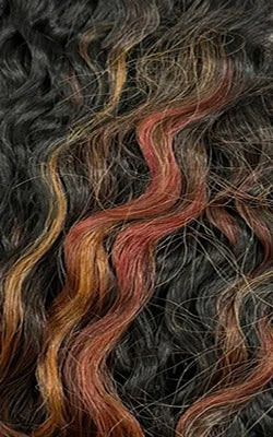 Janet Collection Human Hair Blend HD Lace Front Synthetic Wig 360 Glueless Melt Hand-Tied 13X6 Frontal Part Bata