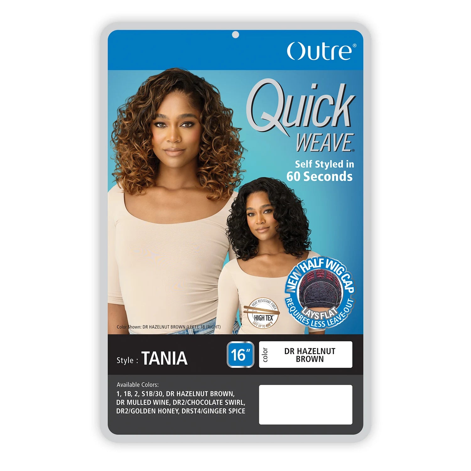 Outre Synthetic Half Wig Quick Weave Tania