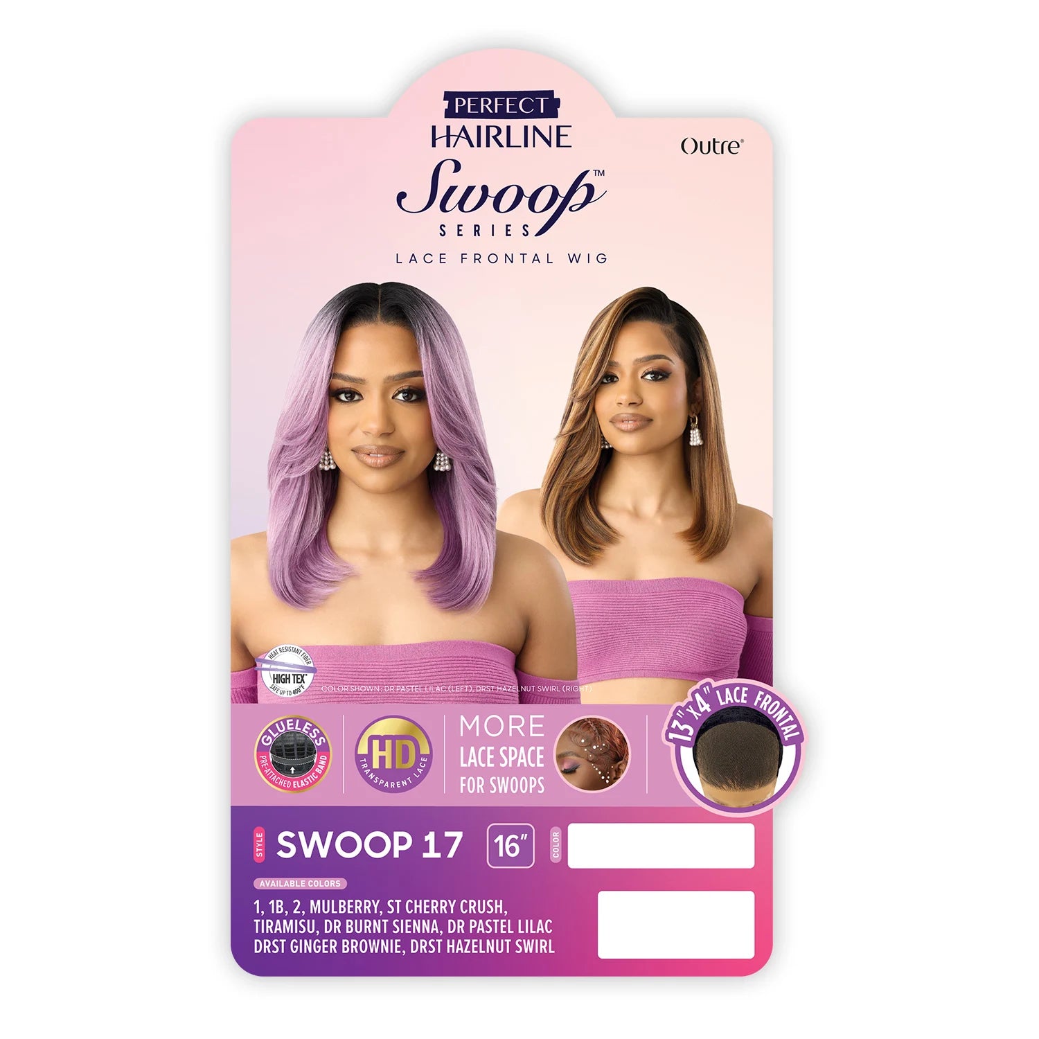 Outre HD Lace Frontal Synthetic Wig Perfect Hairline Glueless Fully Hand-Tied 13X4 Swoop Series Swoop17