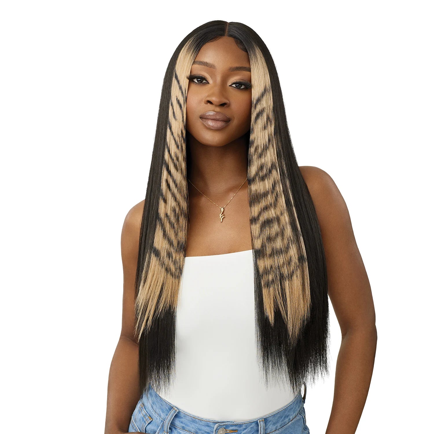 Outre HD Lace Front Synthetic Wig Glueless Color Bomb Tygra