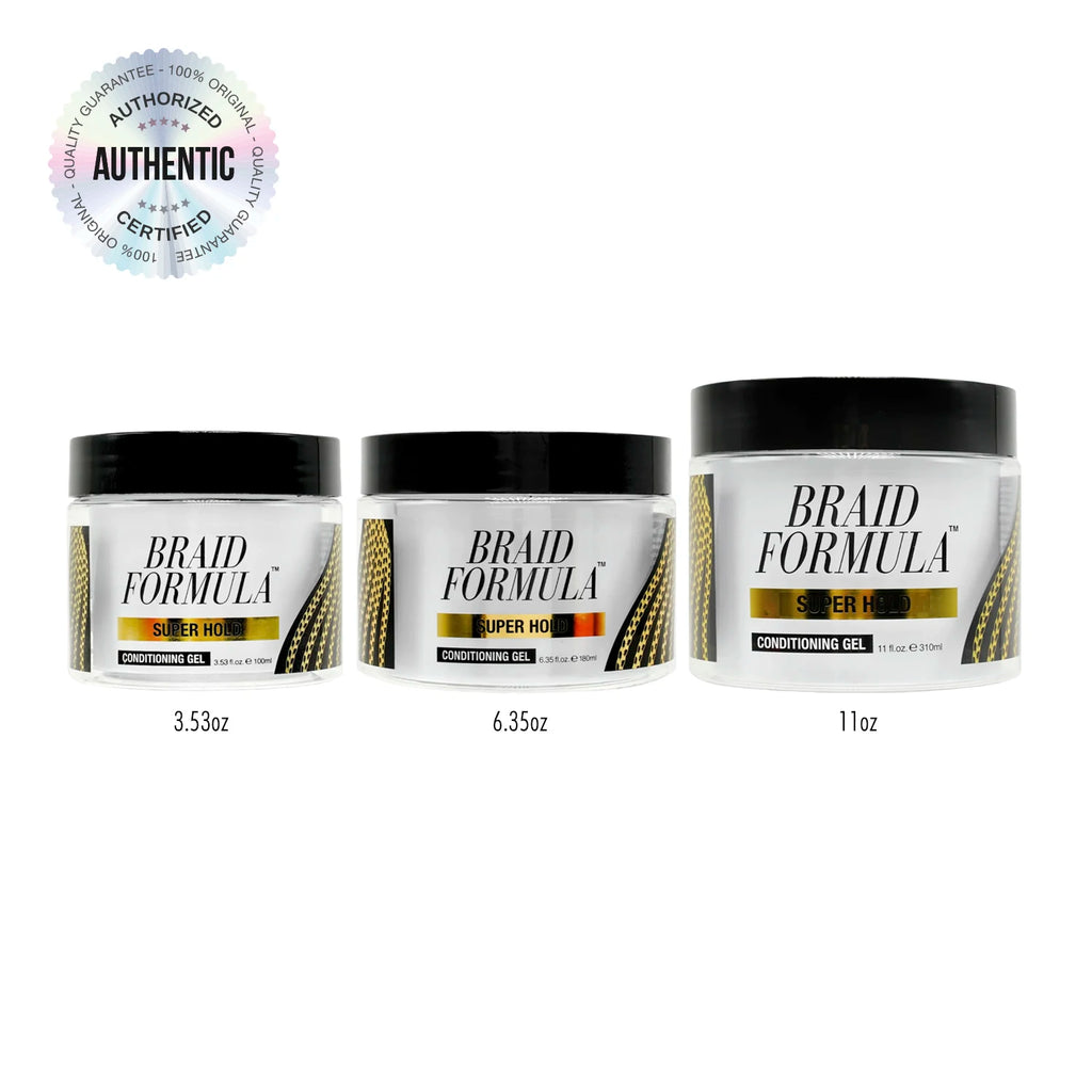 Ebin New York Braid Formula Conditioning Gel Super Hold - Extra Strong Hold, Frizz Control, Long Lasting Braids