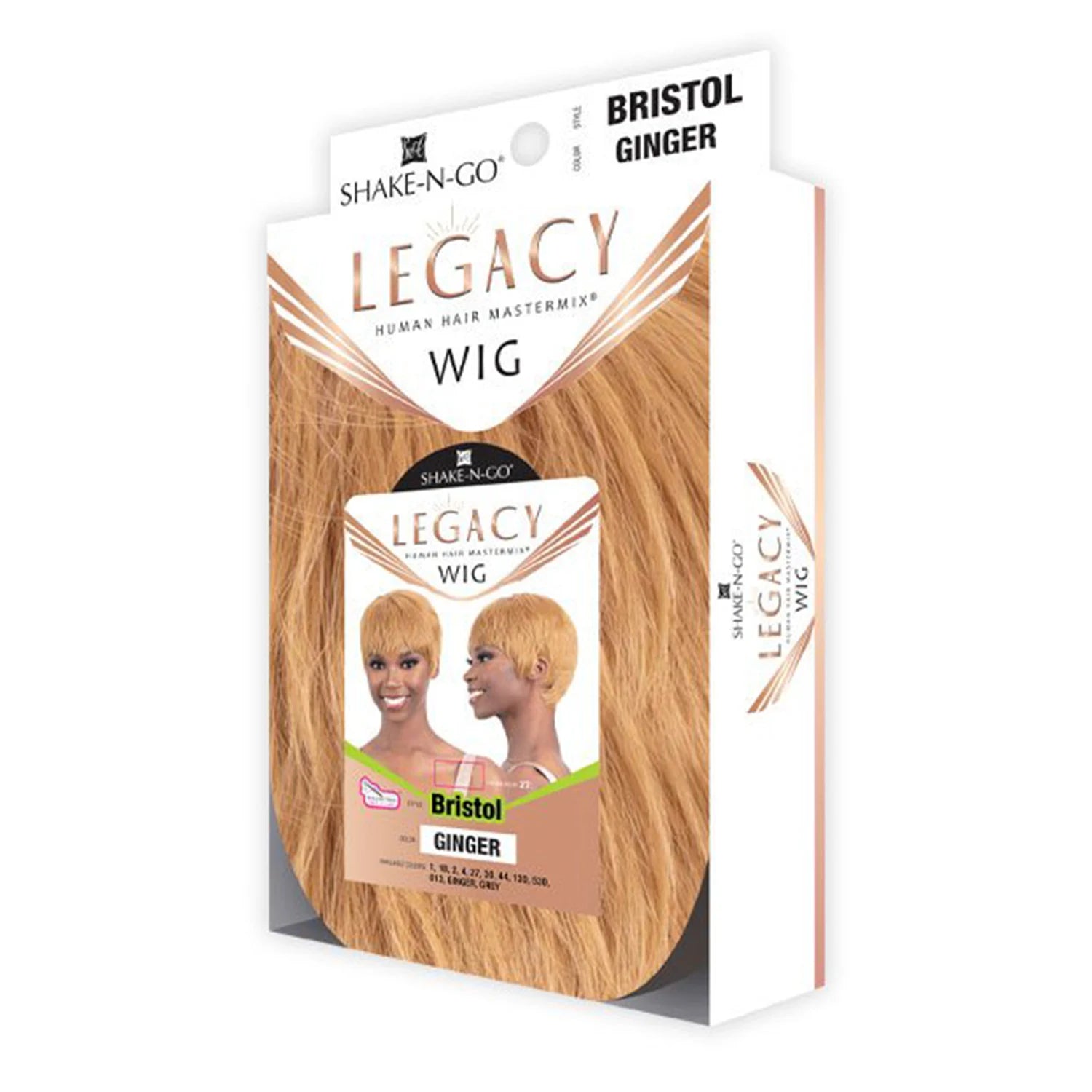 Shake-N-Go Human Hair Blend Synthetic Wig Legacy Bristol