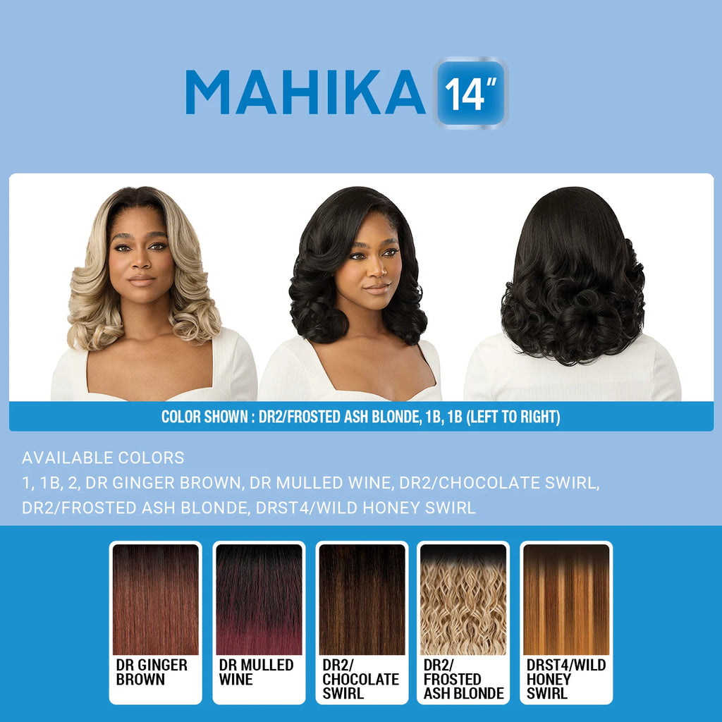 Outre Half Wig Synthetic Quick Weave Mahika