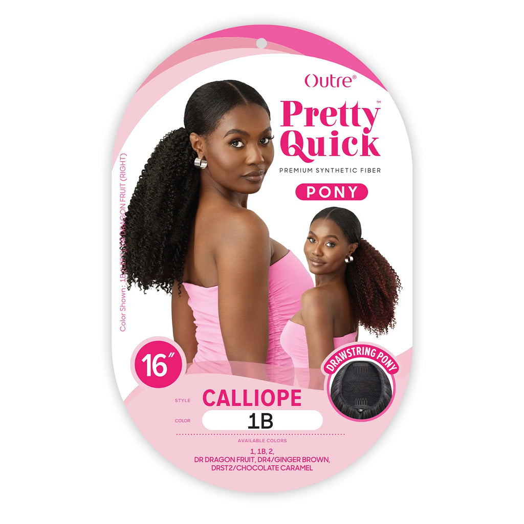 Outre Drawstring Synthetic Ponytail Pretty Quick Pony Calliope