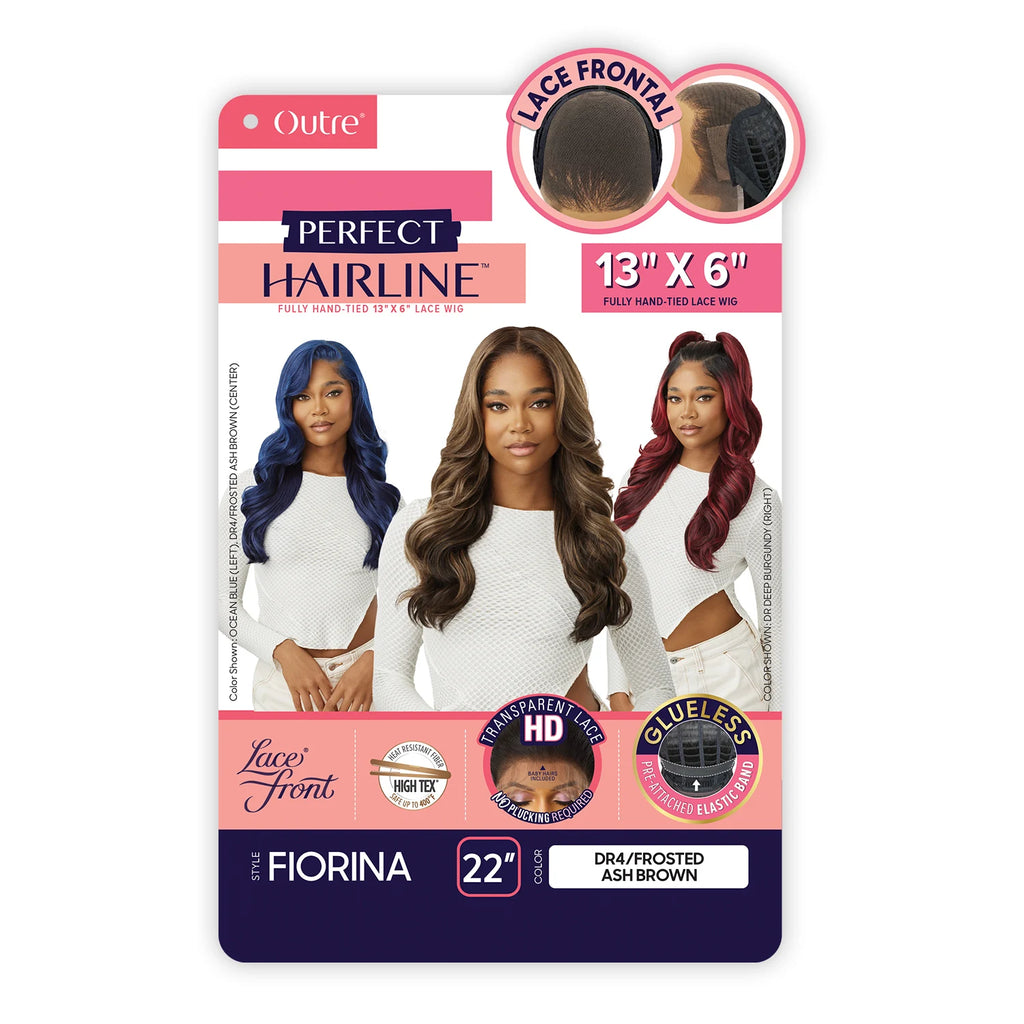 Outre HD Lace Frontal Synthetic Wig Perfect Hairline Glueless Fully Hand-Tied 13X6 Lace Wig Fiorina