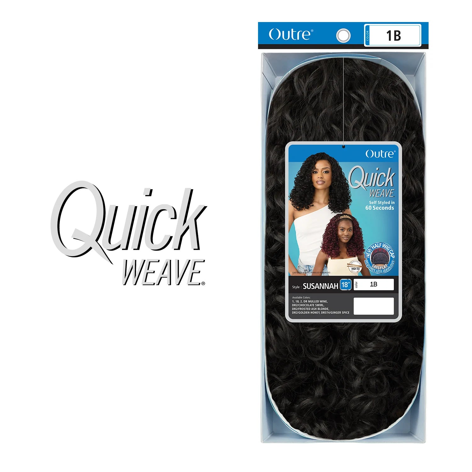 Outre Half Synthetic Wig Quick Weave Susannah