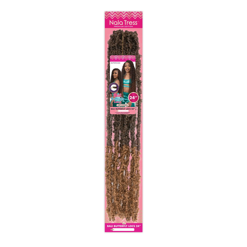 Janet Collection Synthetic Crochet Braids Nala Tress Bali Butterfly Locs 24"