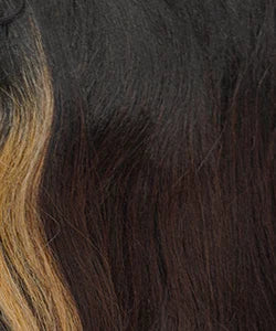 Sensationnel Cloud 9 What Lace Human Hair Blend HD Lace Front Wig Glueless 13X6 Shiyana 14" - Natural Look, Easy Wear