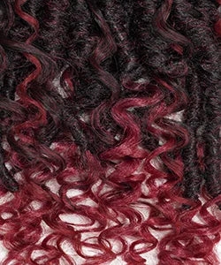FreeTress Synthetic Crochet Braids 2X Rebel Distressed Loc 12"