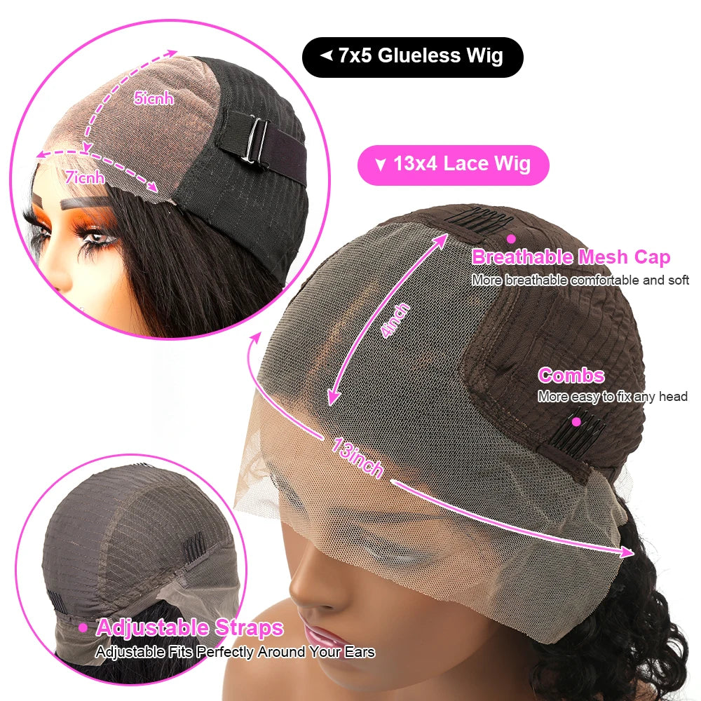 99J Burgundy 13x4 Lace Wig Deep Curly Human Hair Glueless Wig Human Hair Ready to wear Choice Brazilian Wigs For Women