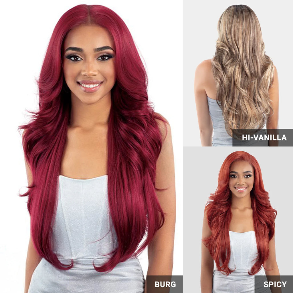 Shake-N-Go HD Lace Frontal Synthetic Wig Snatched Glueless Odelia