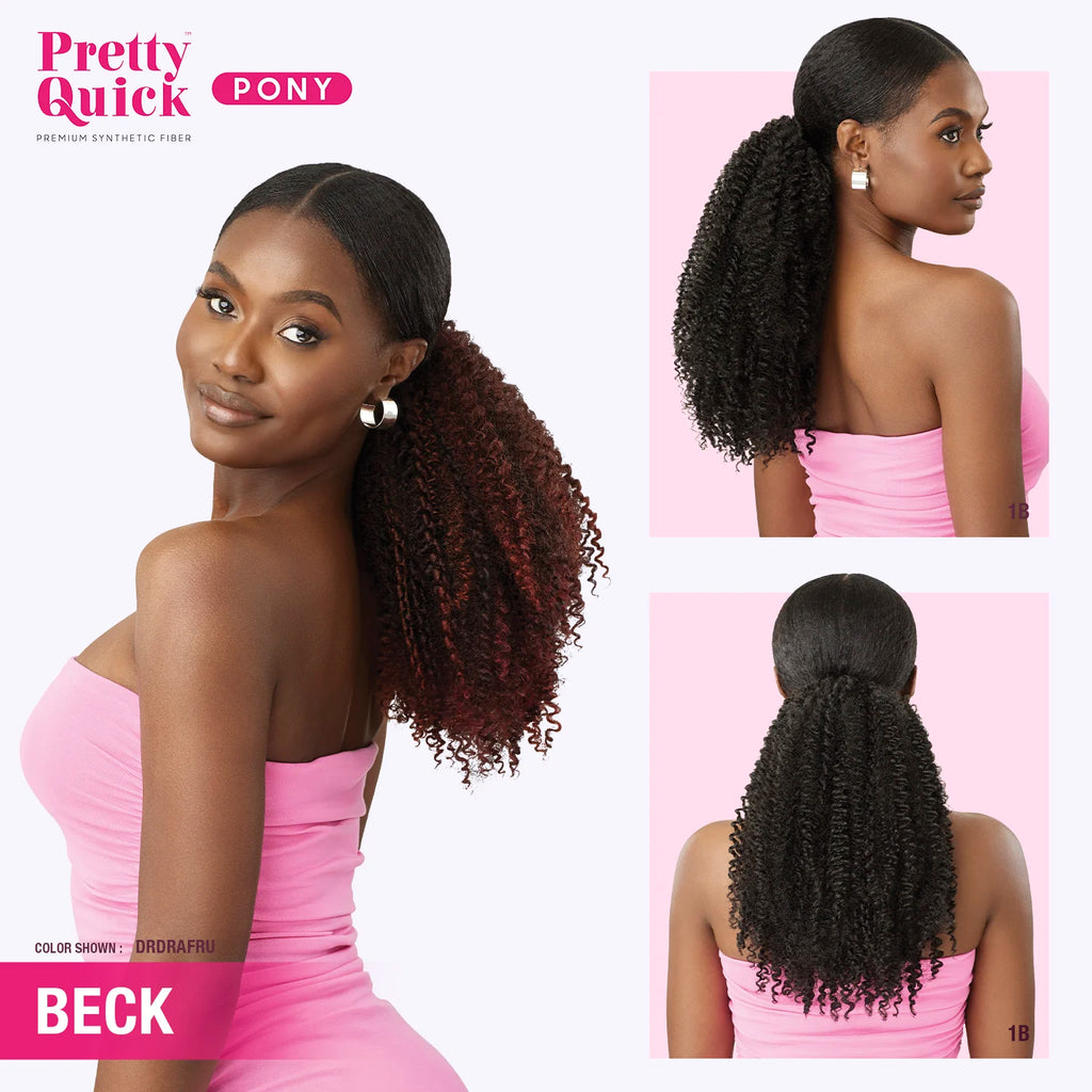 Outre Drawstring Synthetic Ponytail Pretty Quick Pony Calliope