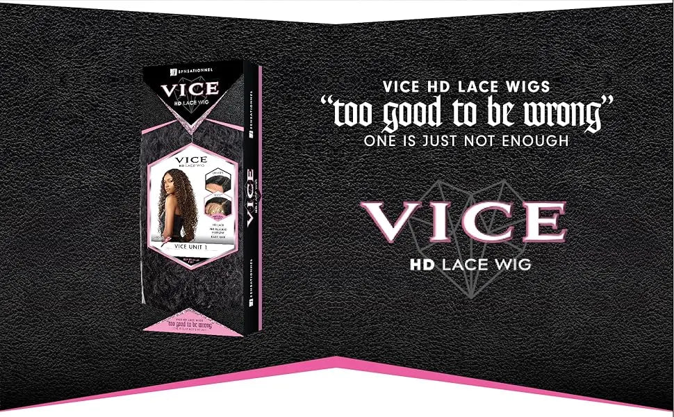Sensationnel Vice HD Lace Front Wig Unit 10 – Long, Natural Finish, Heat Safe