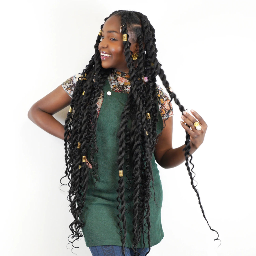 Janet Collection Braids Pre-Sectioned Nala Tress 10X EZ Split Pre-Stretched 52"