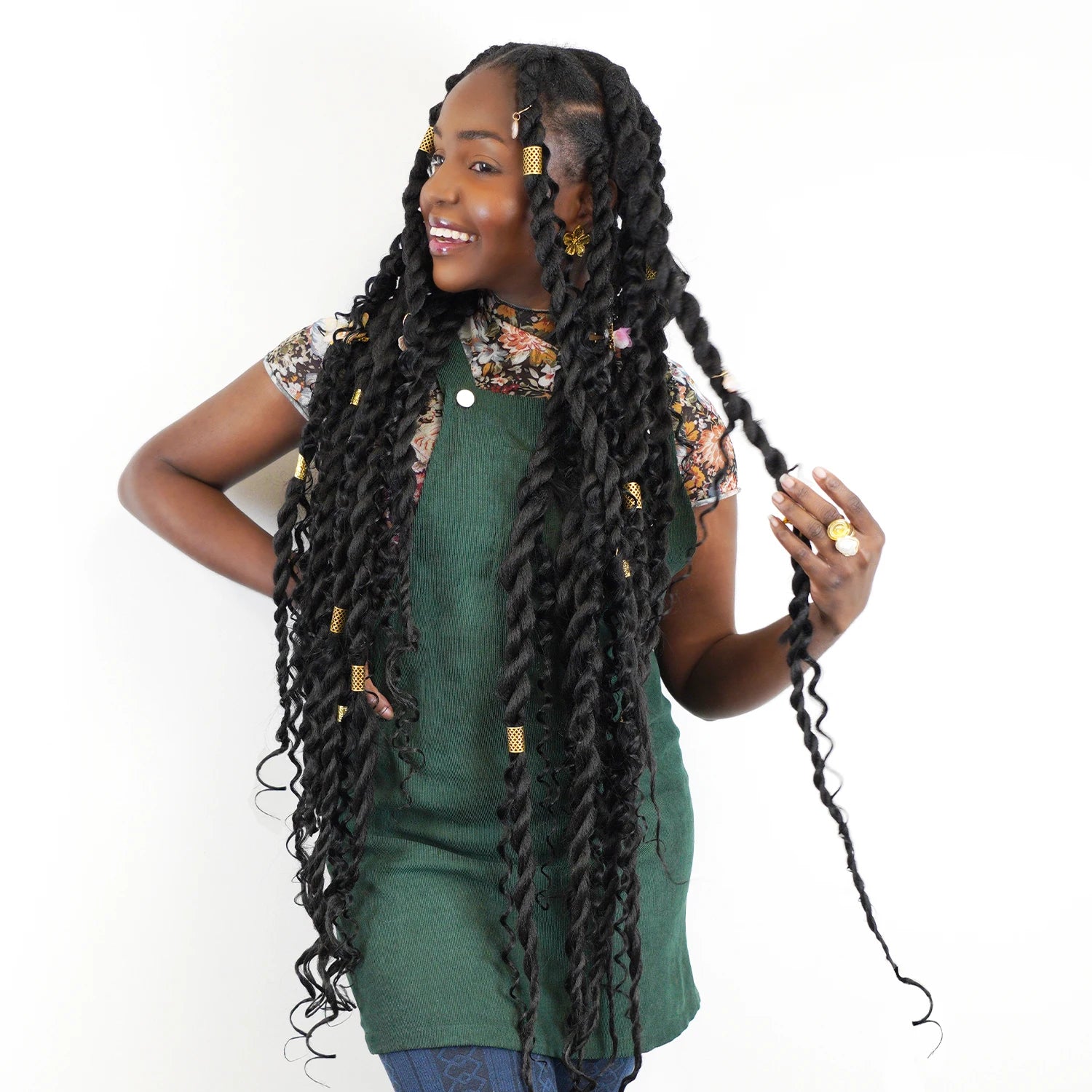 Janet Collection Braids Pre-Sectioned Nala Tress 10X EZ Split Pre-Stretched 52"