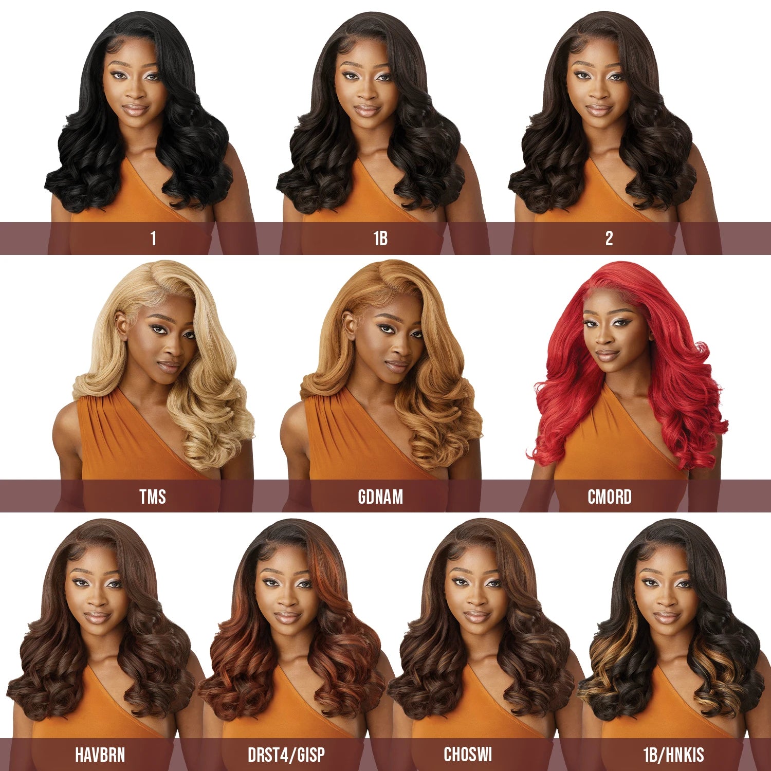 Outre Melted Hairline HD Lace Front Wig Glueless Juliet - Body Wave, Natural Baby Hair, Pre-Plucked, Heat Safe