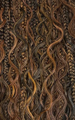 FreeTress Synthetic Crochet Braids 3X Water Curl Boho Braids 22"