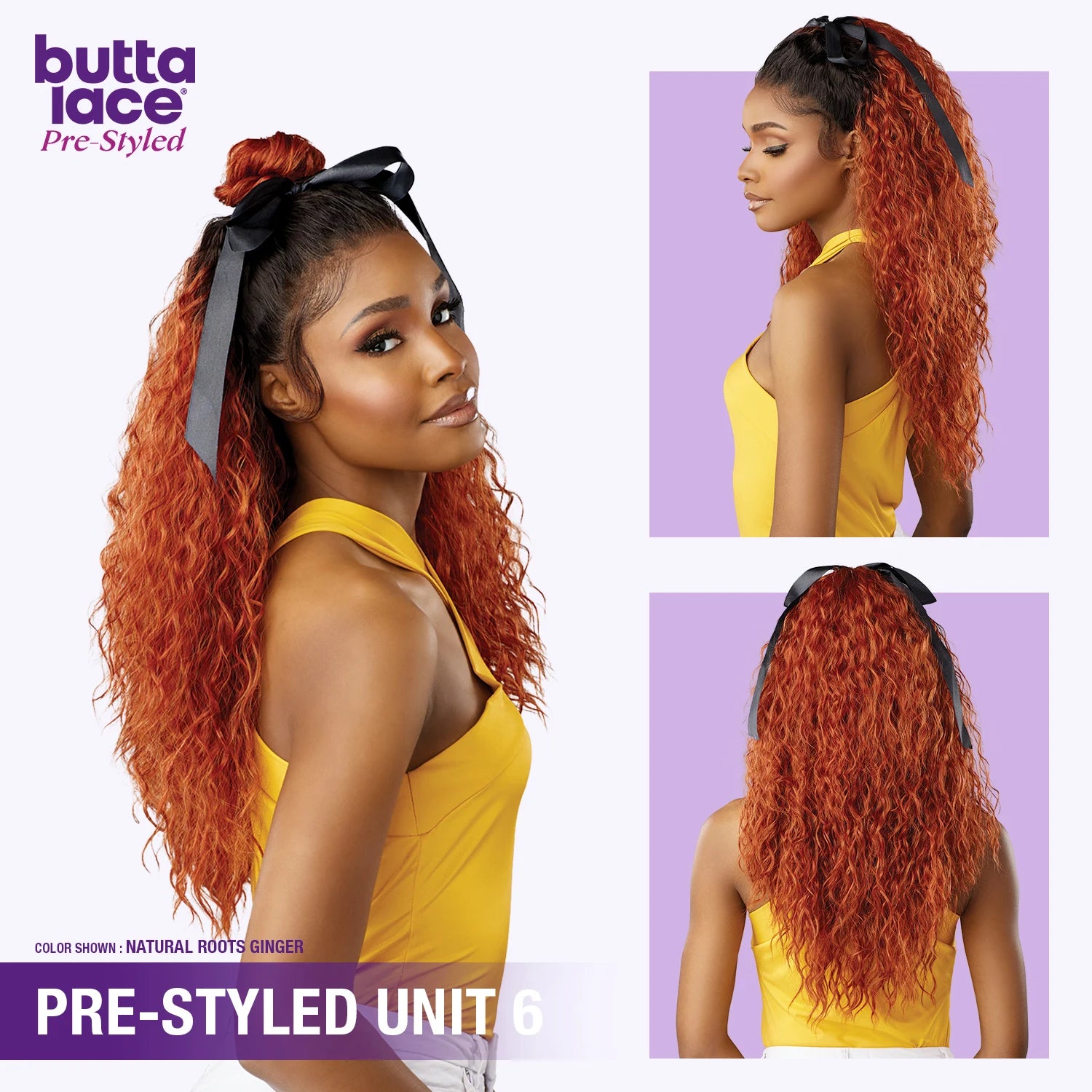 Sensationnel HD Lace Front Synthetic Wig Glueless Butta Pre-Styled Unit 6