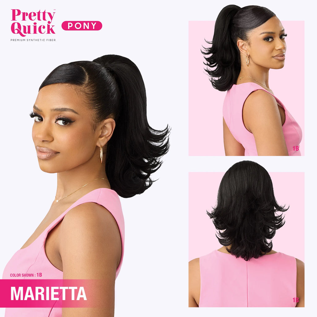 Outre Drawstring Synthetic Ponytail Pretty Quick Pony Marietta