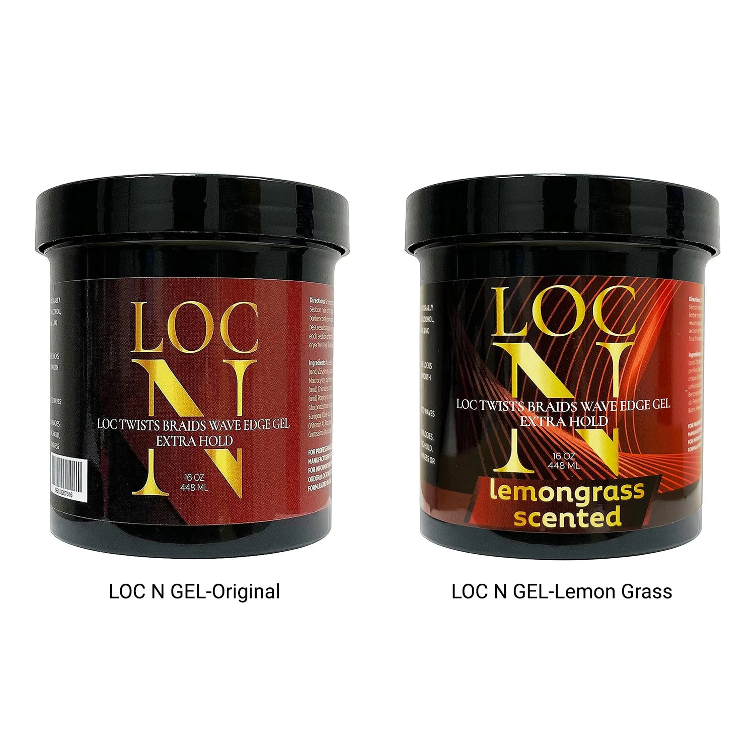 Loc N Loc Twists Braids Wave Edge Gel Extra Hold 16oz/ 448ml