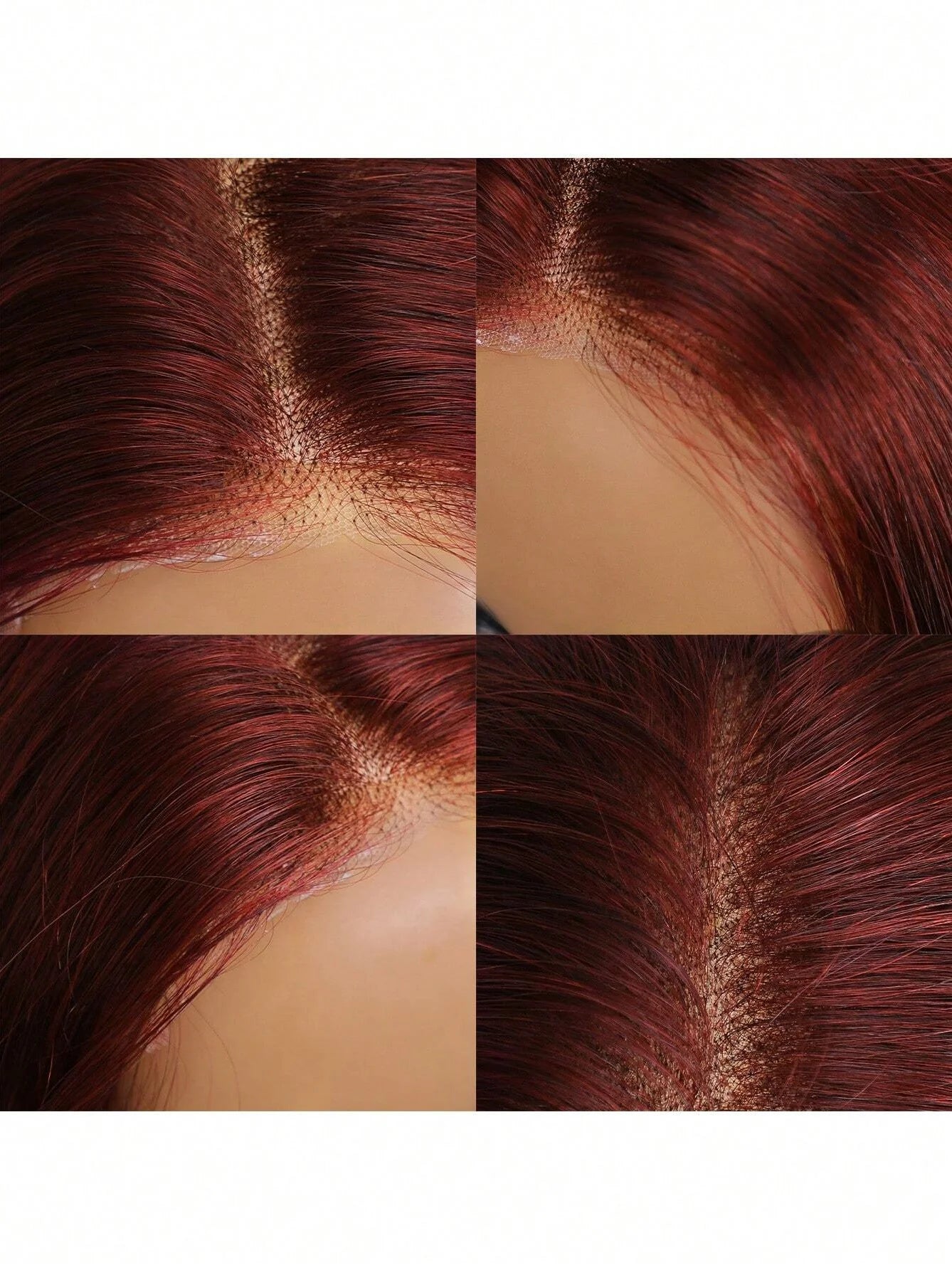 13x4 Auburn Colored Human Hair Lace Front Wigs Body Wave Glueless Wigs 180% Density Reddish Brown Lace Front Wigs 22 Inch