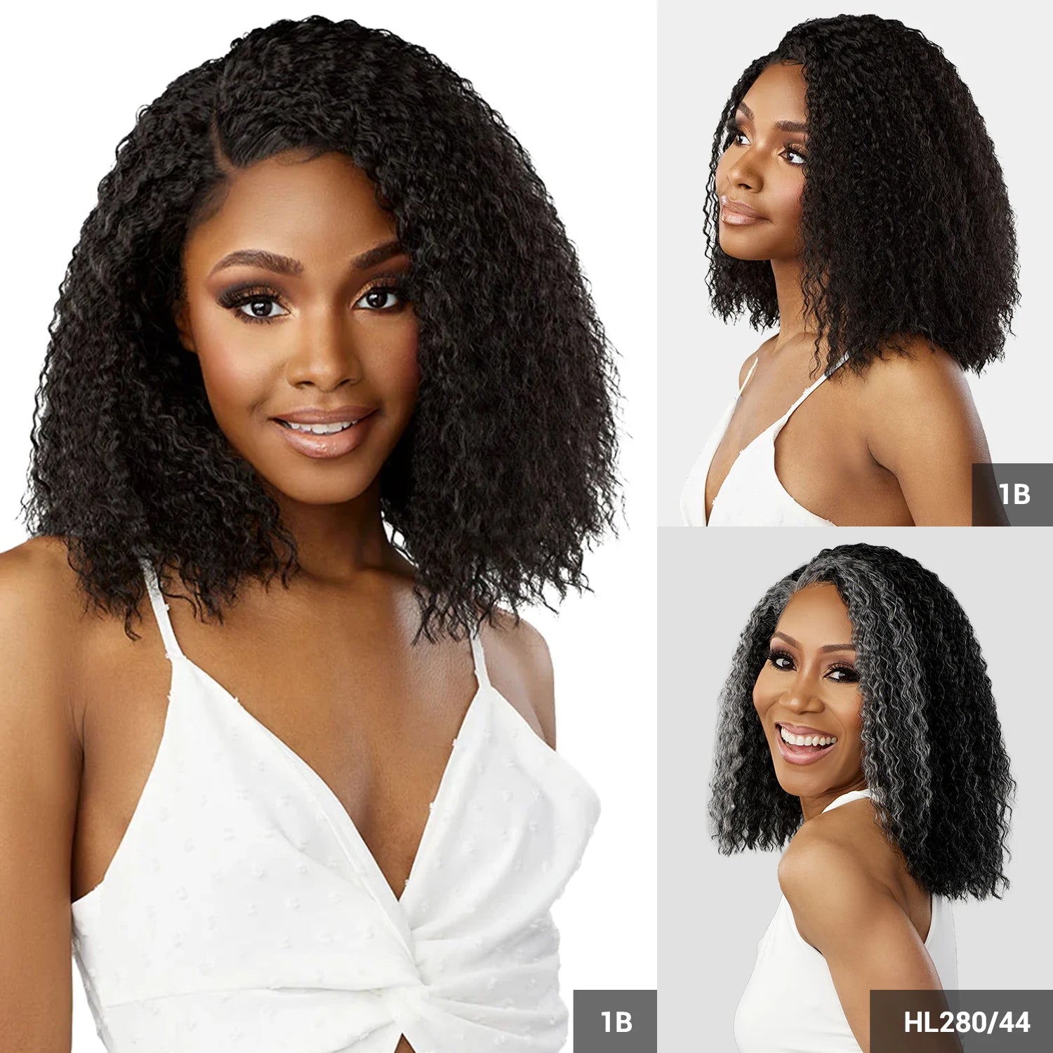 Sensationnel Dashly HD Lace Front Synthetic Wig Salt N Pepper SP Unit 4