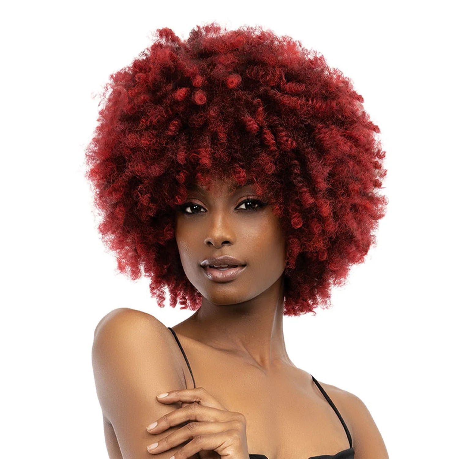 Janet Collection Natural Curly Synthetic Wig Natural Afro Kane