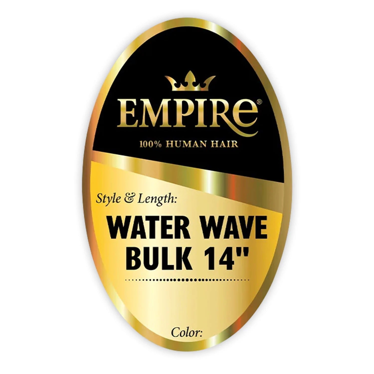 Sensationnel Human Hair Braids Empire Water Wave Bulk 14"
