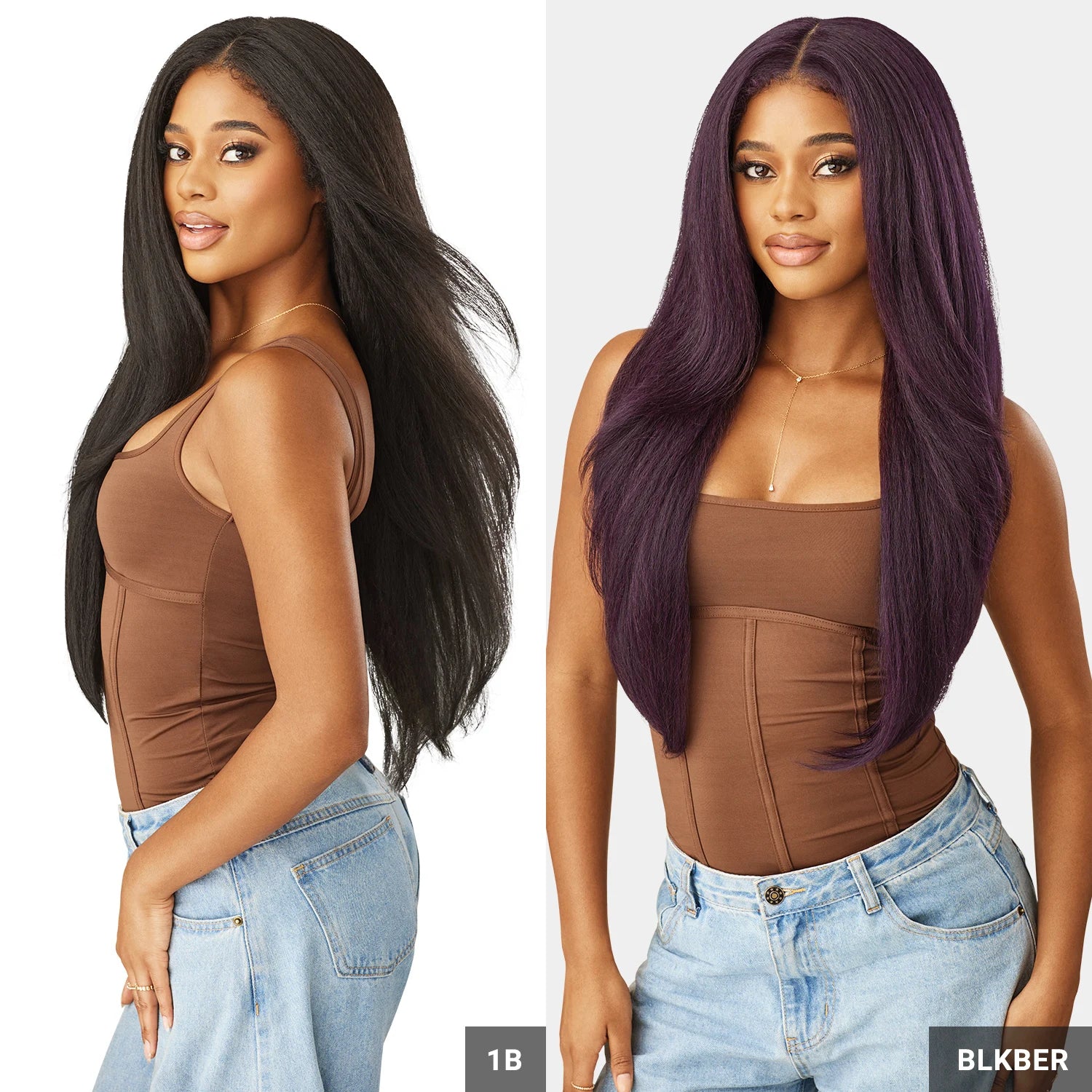 Outre HD Lace Front Synthetic Wig Melted Hairline Glueless KinkySoftedges Kinkysoft 1