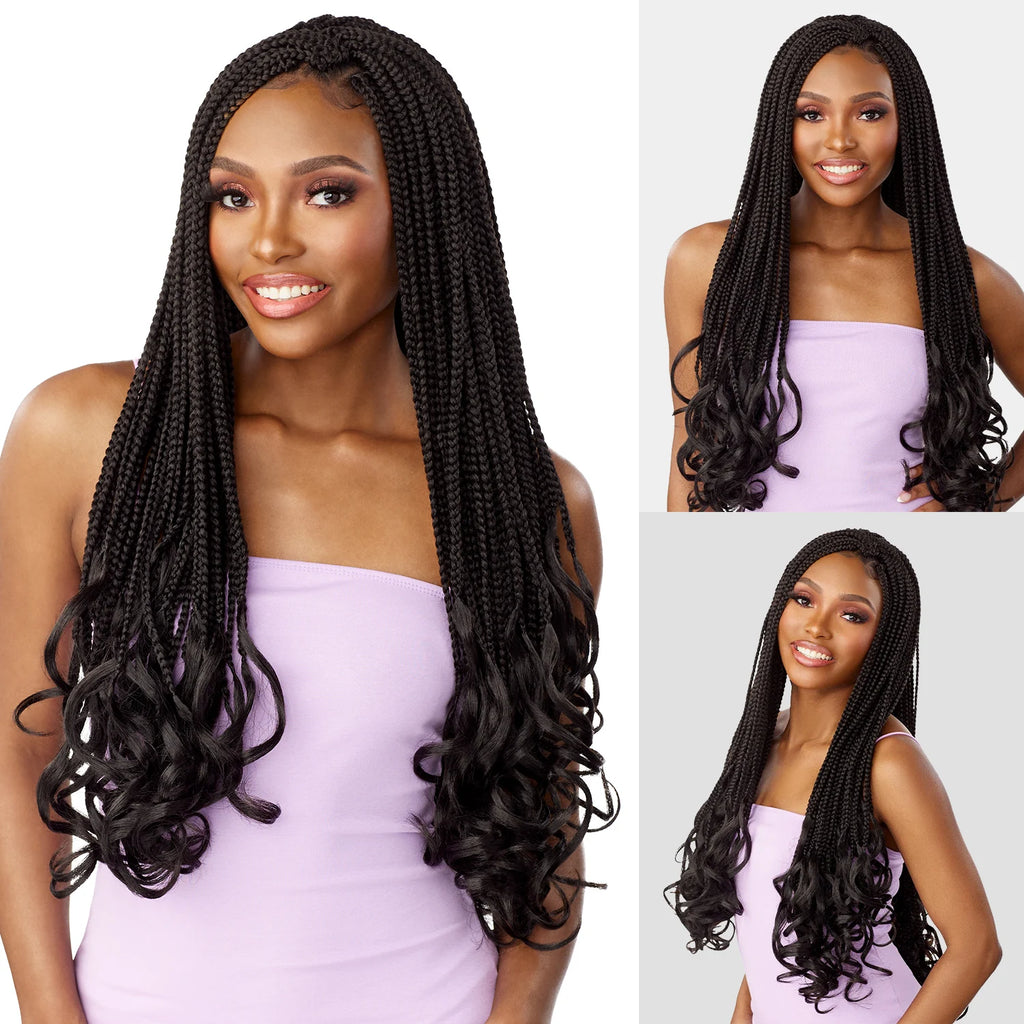Sensationnel Synthetic Crochet Braids Lulutress Pre-Looped 3X Box French Curl 24"