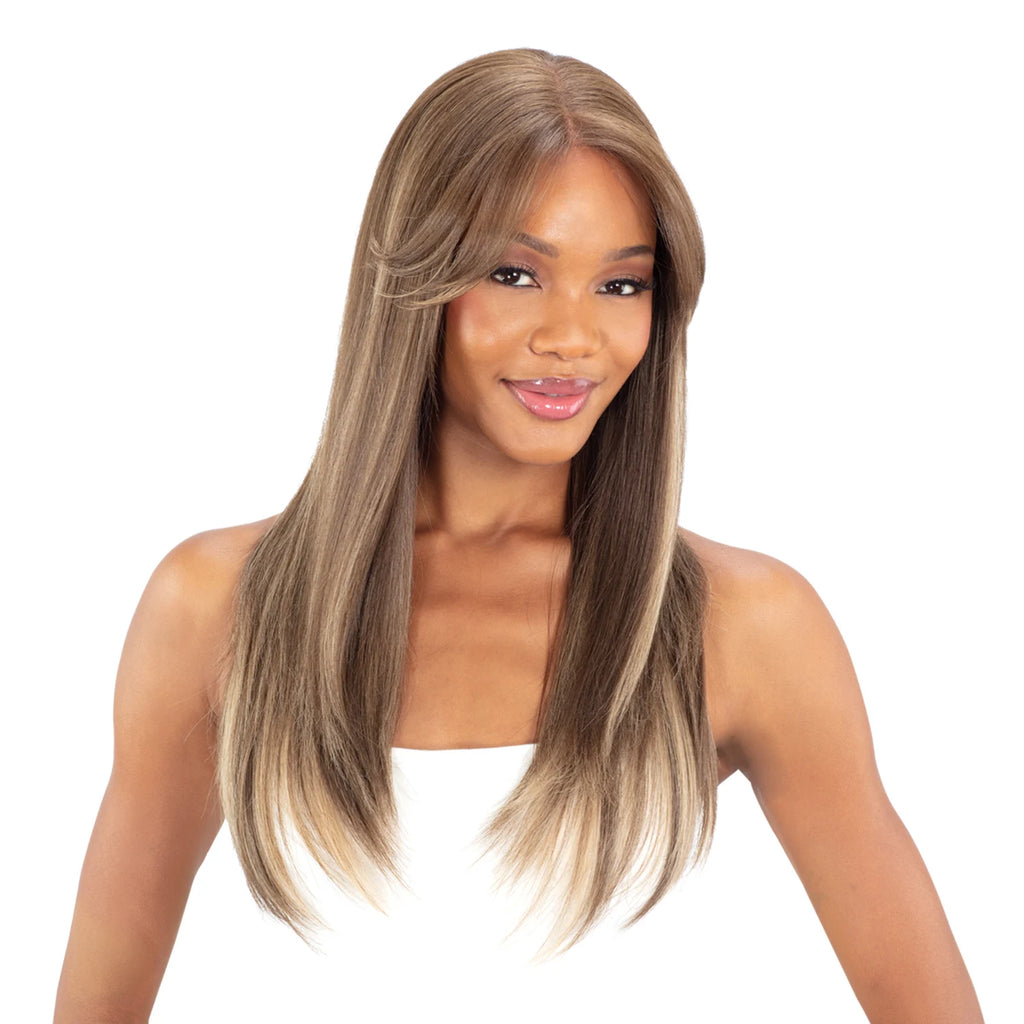 Shake-N-Go Masterclass HD Lace Frontal Synthetic Wig Glueless 13X5 Majestic