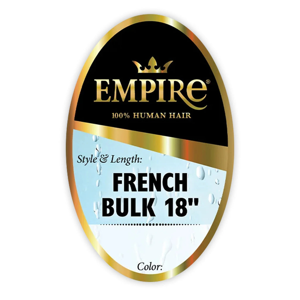 Sensationnel Human Hair Braids Empire Wet N Wavy French Bulk 18"