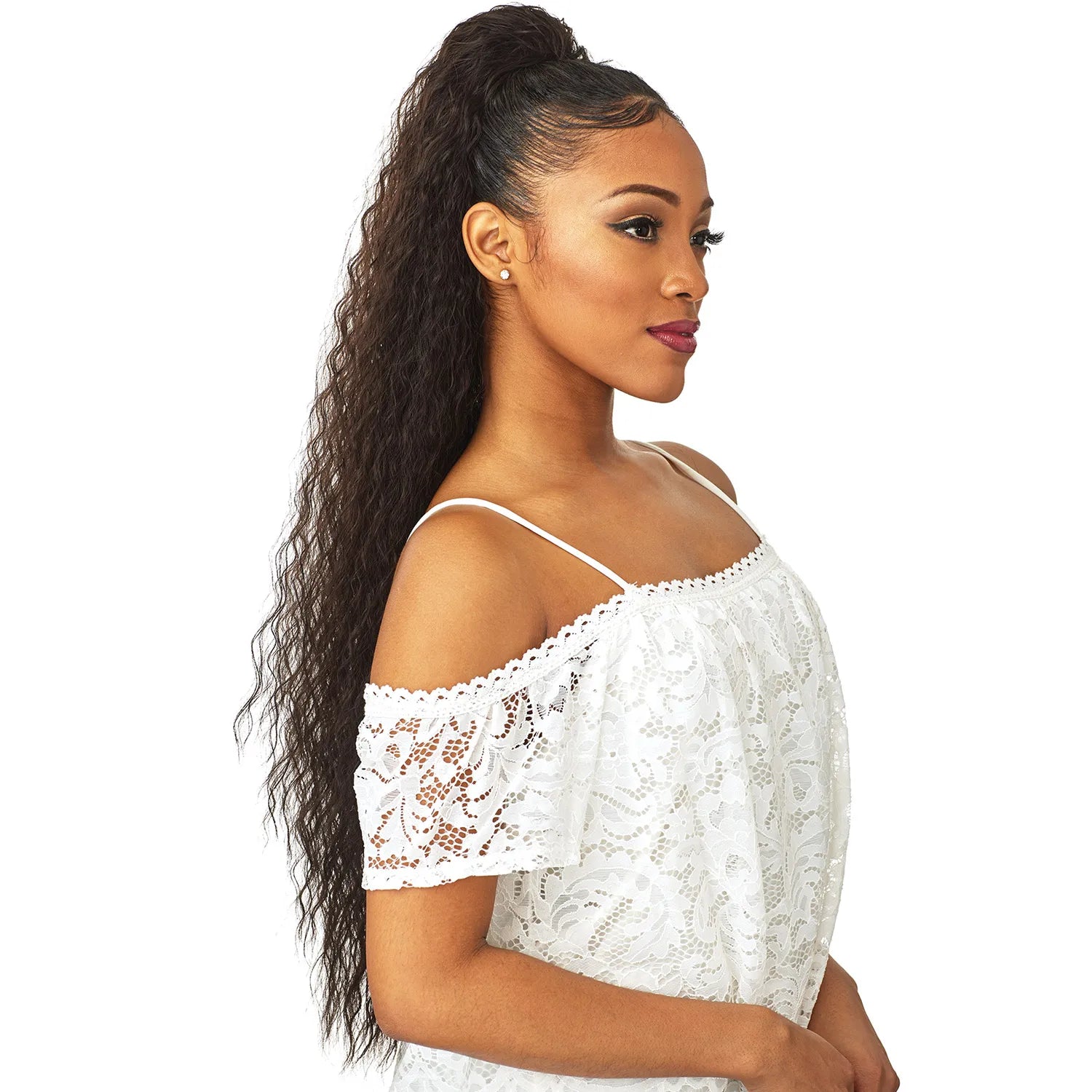 Sensationnel Synthetic Hair Drawstring Ponytail Instant Pony French Wave 30"