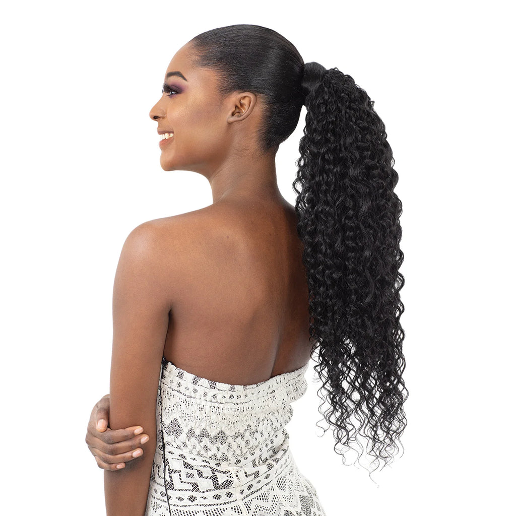Milky Way Organique Pony Pro Express Wrap Synthetic Ponytail Mali Curl