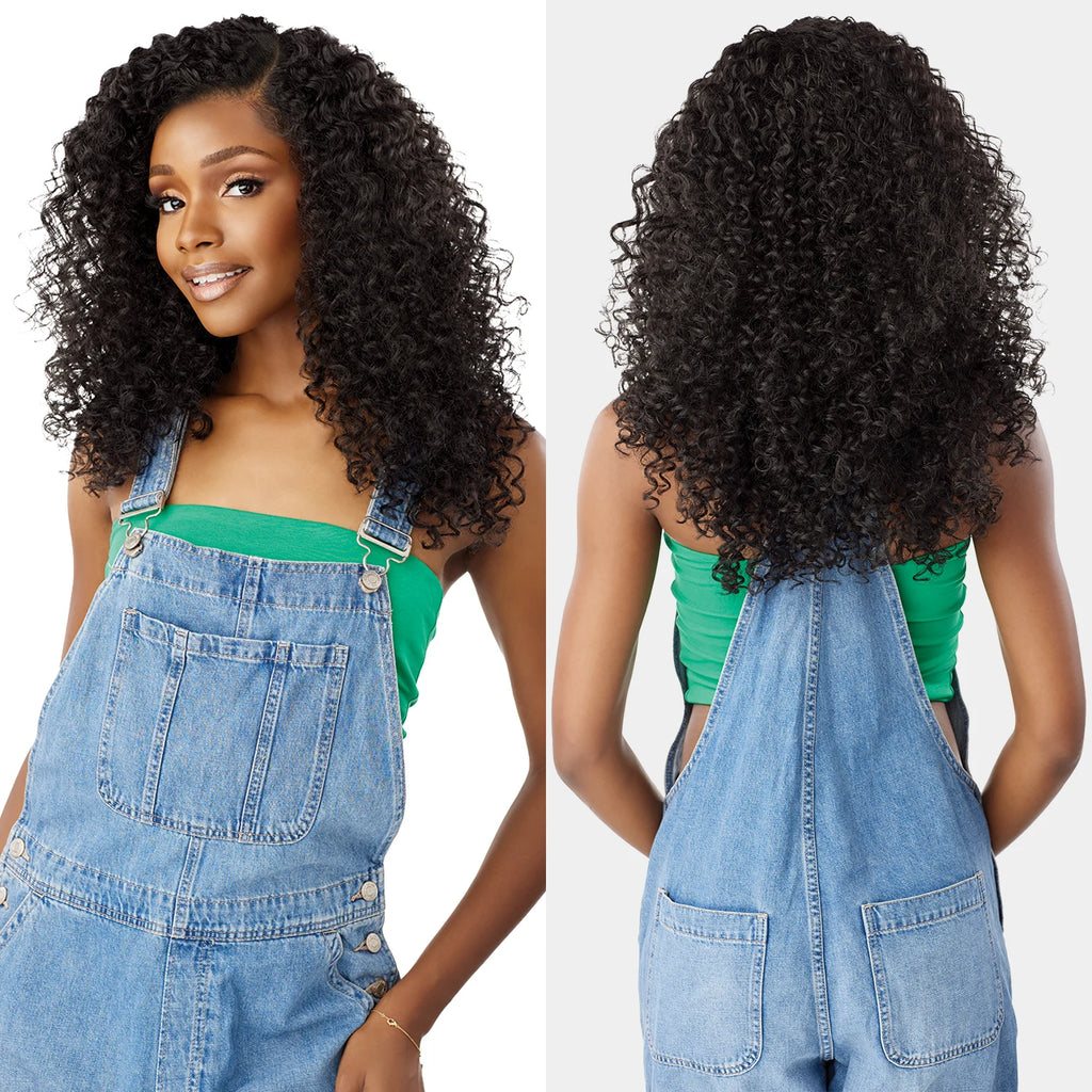 Sensationnel HD Lace Front Synthetic Wig Butta Lace Glueless 90'S Bangs Unit 913