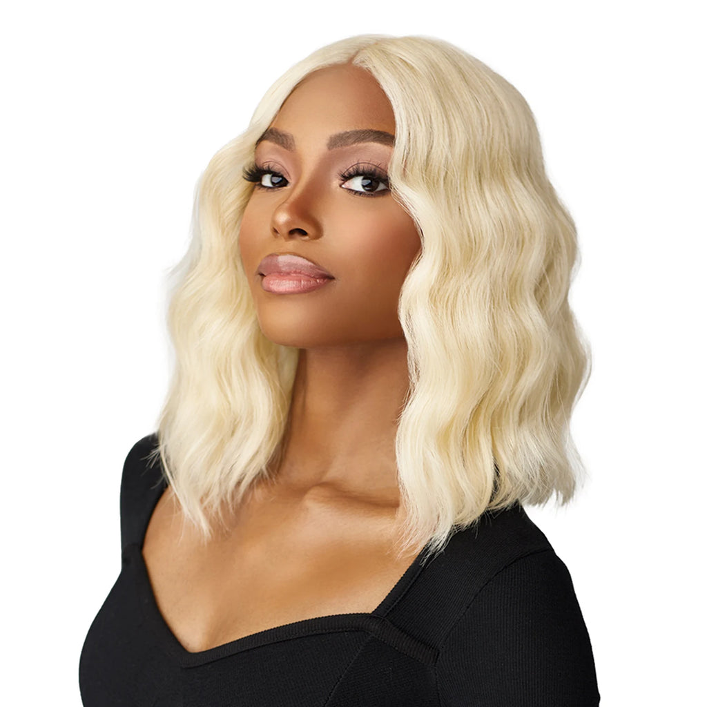 Sensationnel HD Lace Front Synthetic Wig Butta Lace Glueless Chic Bob Lob Unit 5
