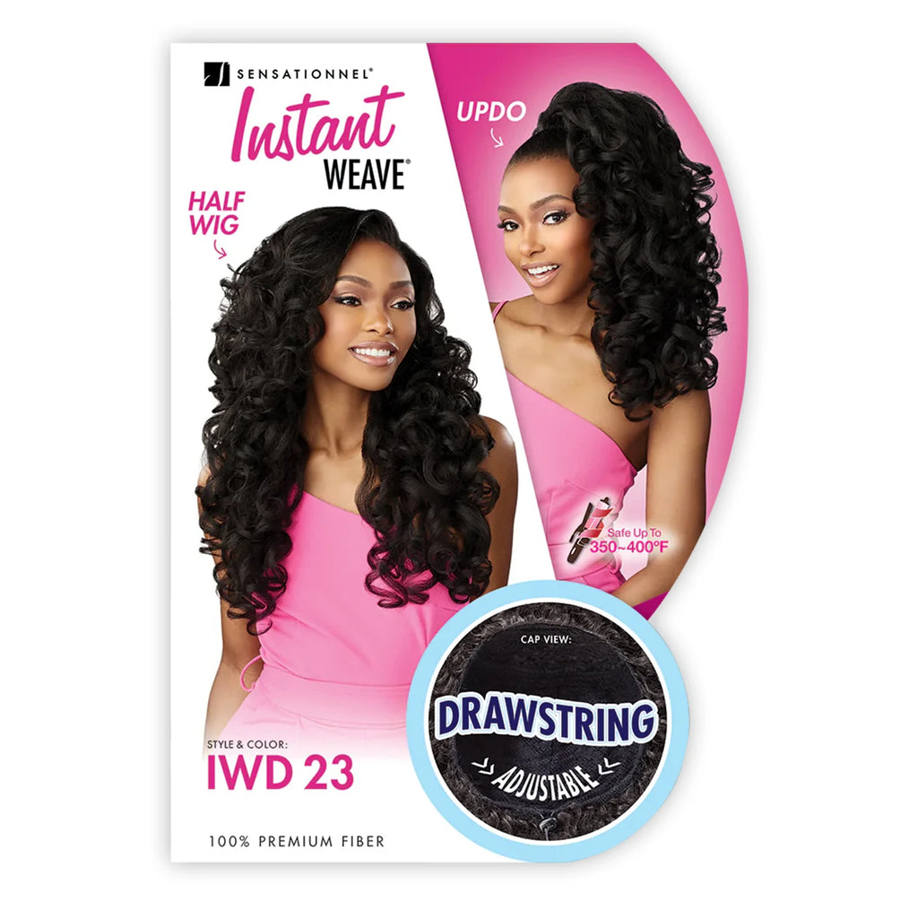 Sensationnel Synthetic Half Wig Instant Weave Drawstring Cap IWD 23