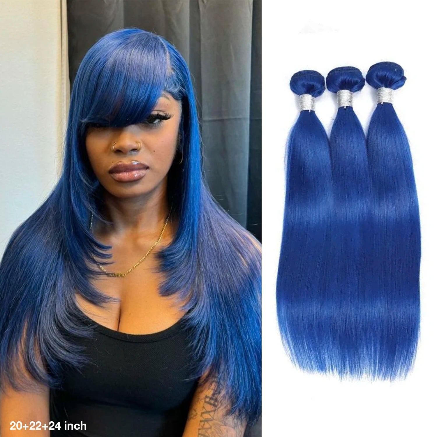 Uniq Hair 100% Virgin Human Hair Brazilian Bundle Hair Weave Straight