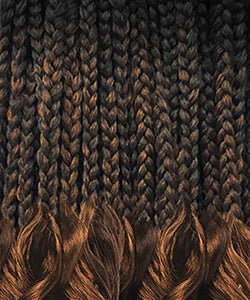 Outre HD Pre-Braided HD Lace Front Synthetic Wig 4X4 Middle Part French Curl Box Braids 26"