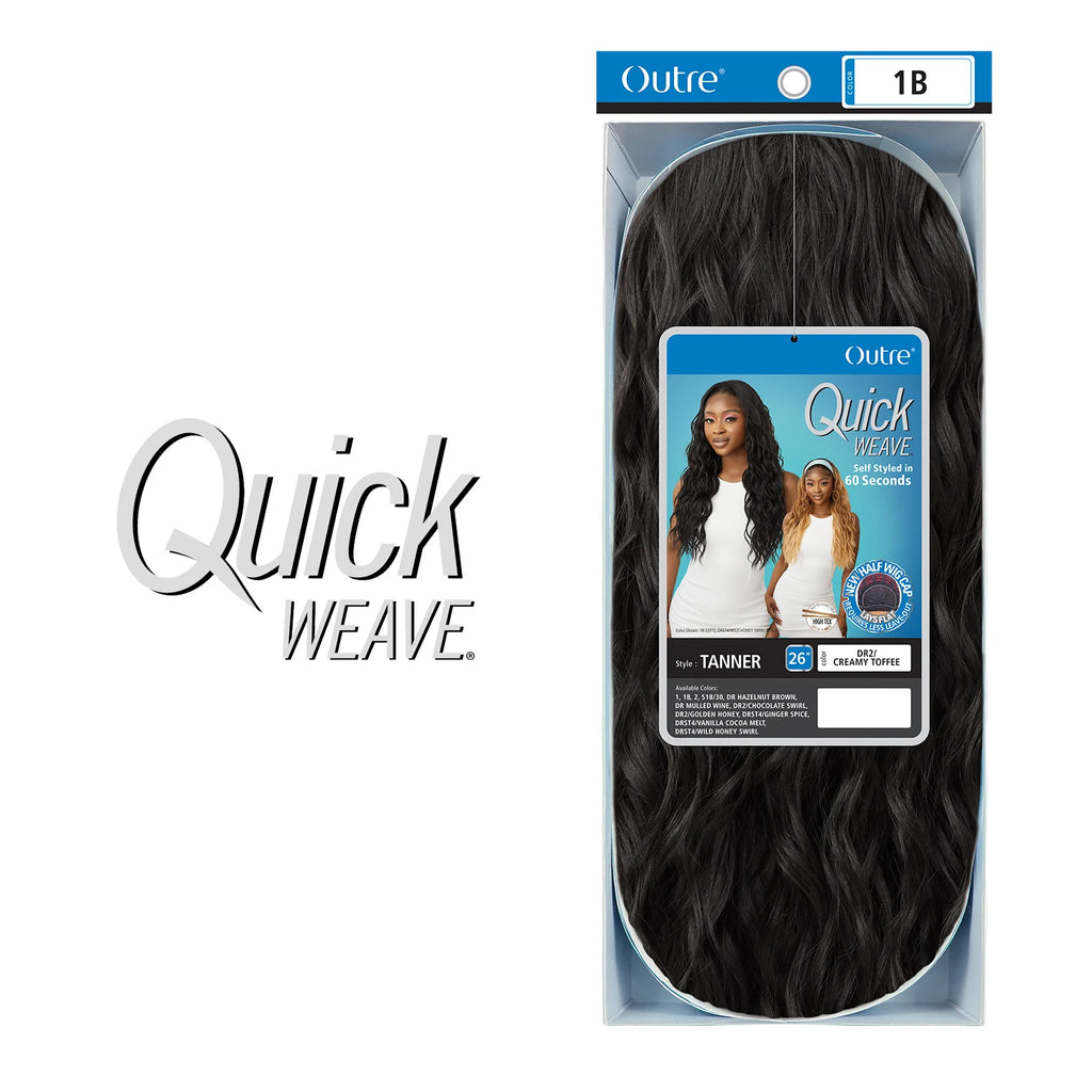 Outre Synthetic Half Wig Quick Weave Tanner