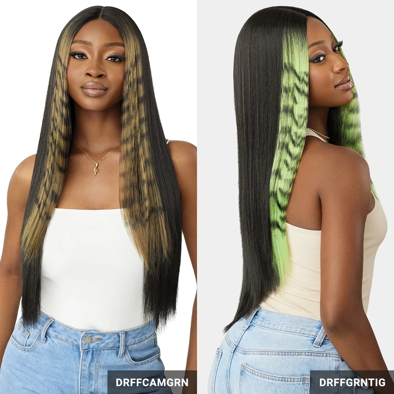 Outre HD Lace Front Synthetic Wig Glueless Color Bomb Tygra
