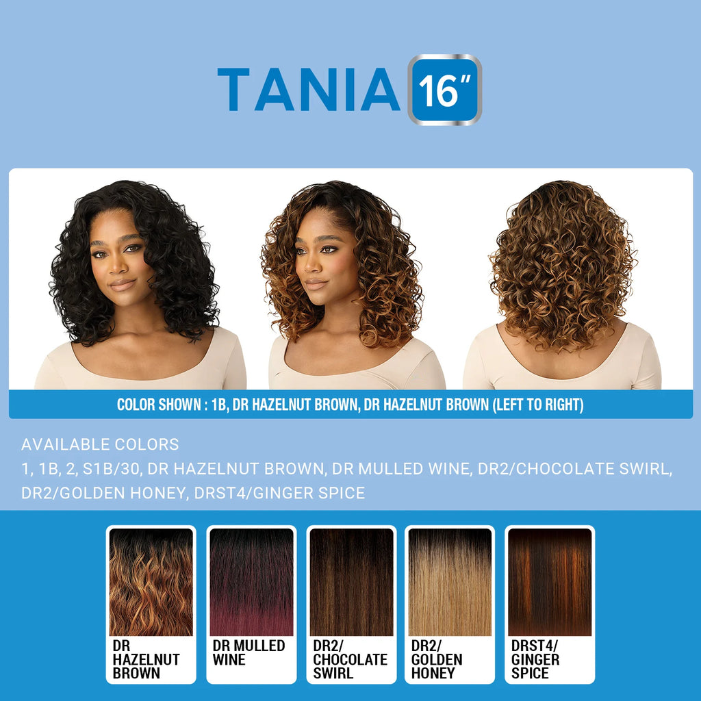 Outre Synthetic Half Wig Quick Weave Tania