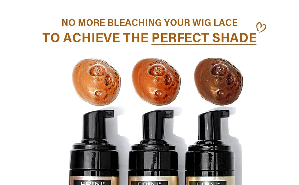 Ebin New York Tinted Lace Mousse 3.38oz/ 100ml - Smooth Application, Natural Finish, Perfect for Blending Lace