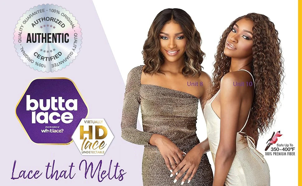 Sensationnel Butta Lace HD Lace Front Wig Unit 20 - Long, Soft Texture, Natural Look, Easy to Style