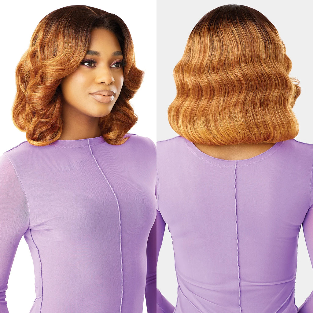 Outre HLace Frontal Synthetic Wig Perfect Hairline Glueless Fully Hand-Tied 13X4 Swoop Series Swoop11